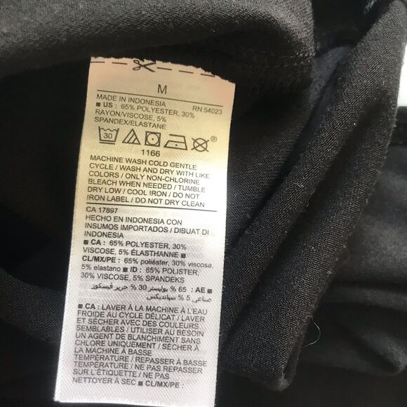 Old Navy Maternity Dress Women M Black Maxi Ruched Side Sleeveless Classic Goth - Picture 6 of 8